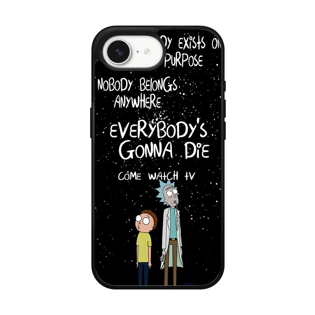 Rick And Morty Quotes iPhone 16e Case