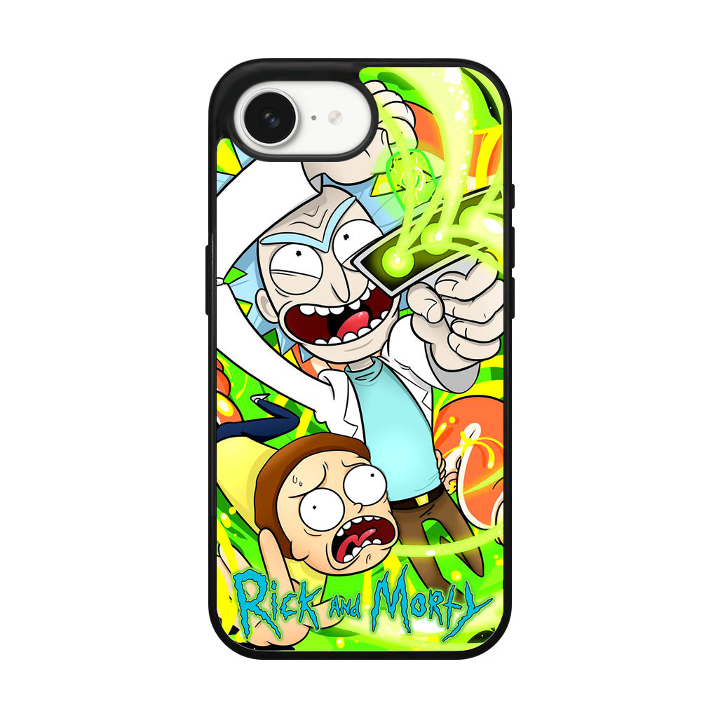 Rick And Morty Shoot Portal Gun iPhone 16e Case