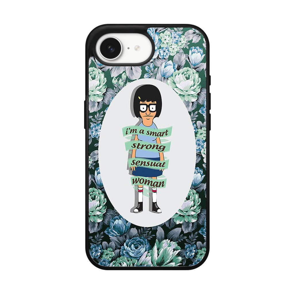 Tina Belcher Flower Woman Quotes iPhone 16e Case