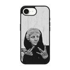 Greek Statue Wearing Hoodie iPhone 16e Case
