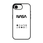 NASA Minimalist White iPhone 16e Case