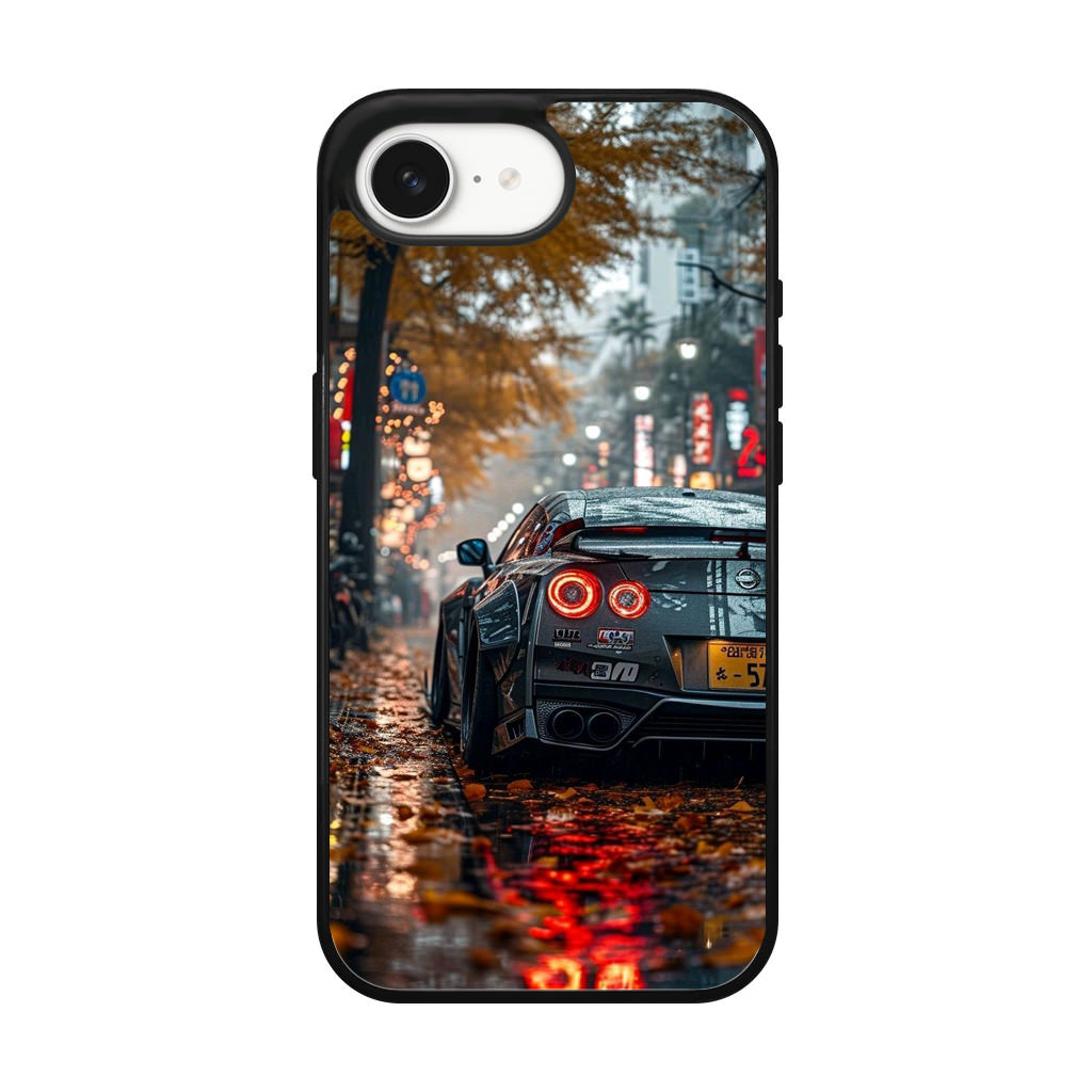 Neon Drift Autumn Streets iPhone 16e Case