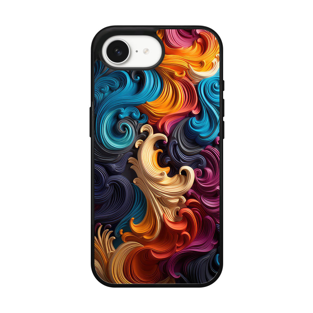 The Dance of Abstract Waves iPhone 16e Case