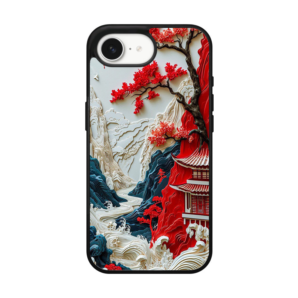 Whispers of the Crimson Zen iPhone 16e Case