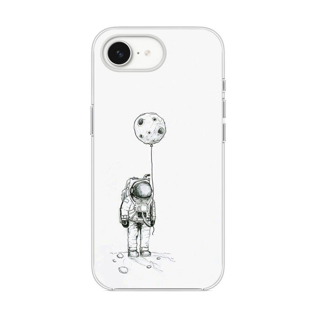 Astronaut Moon Balloon iPhone 16e Case
