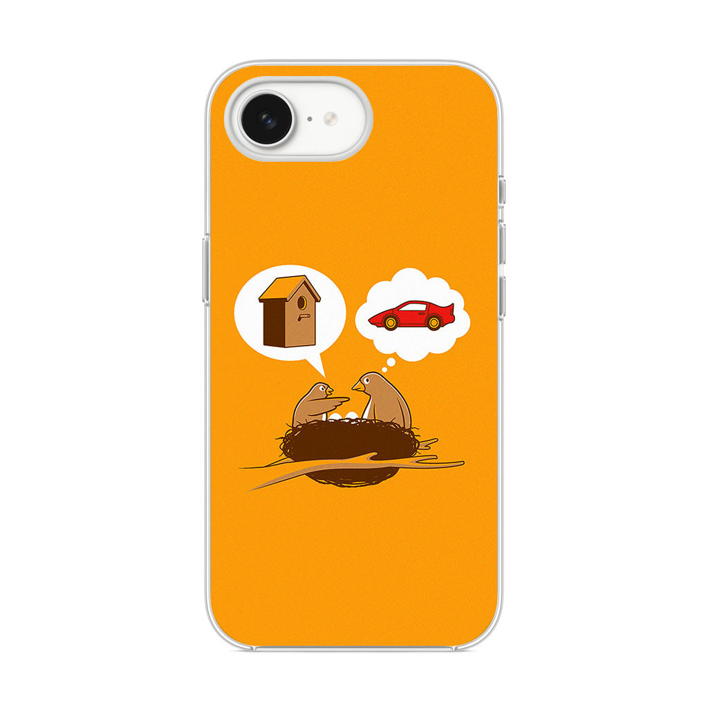Bird Life Priorities iPhone 16e Case