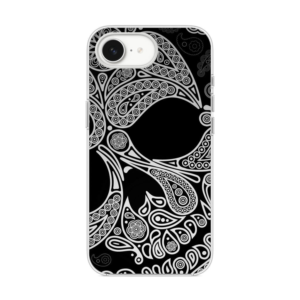 Black Skull iPhone 16e Case