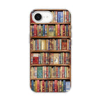 Bookshelf Library iPhone 16e Case
