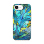 Colorful Art in Blue iPhone 16e Case