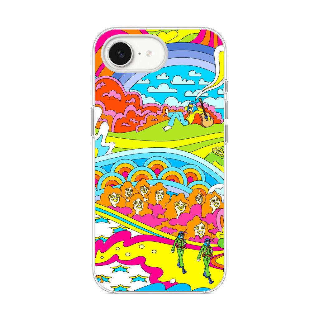 Colorful Doodle iPhone 16e Case