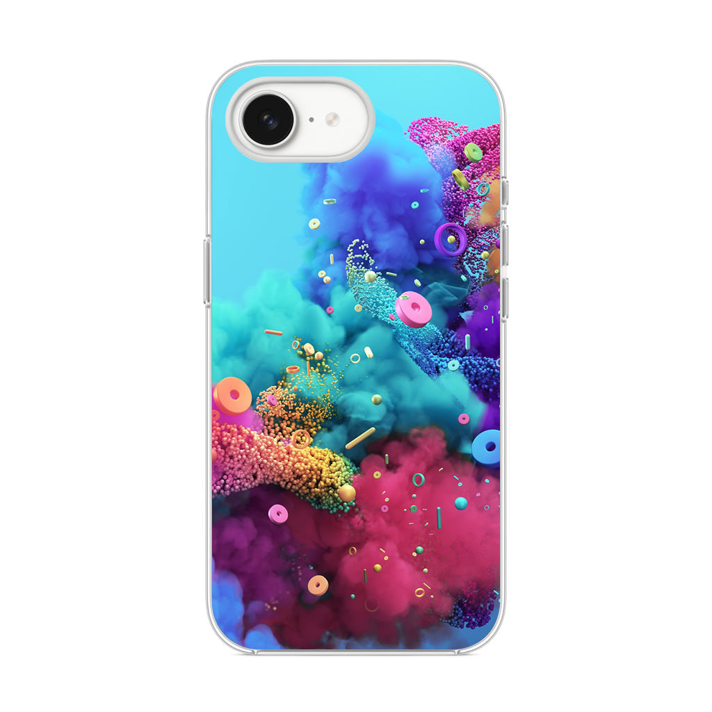 Colorful Smoke Boom iPhone 16e Case