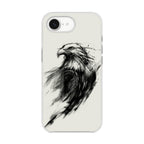 Eagle Art Black Ink iPhone 16e Case