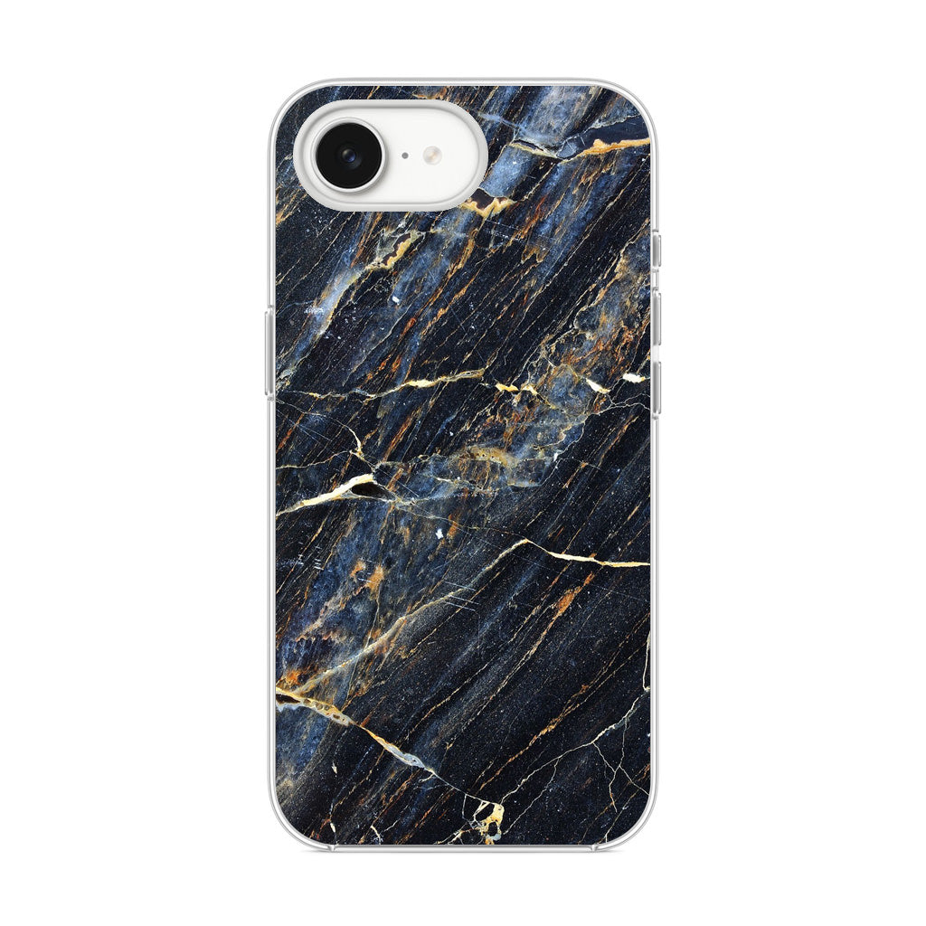 Golden Black Marble iPhone 16e Case