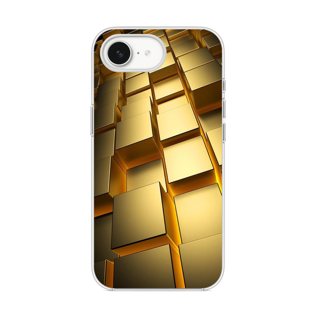 Golden Cubes iPhone 16e Case