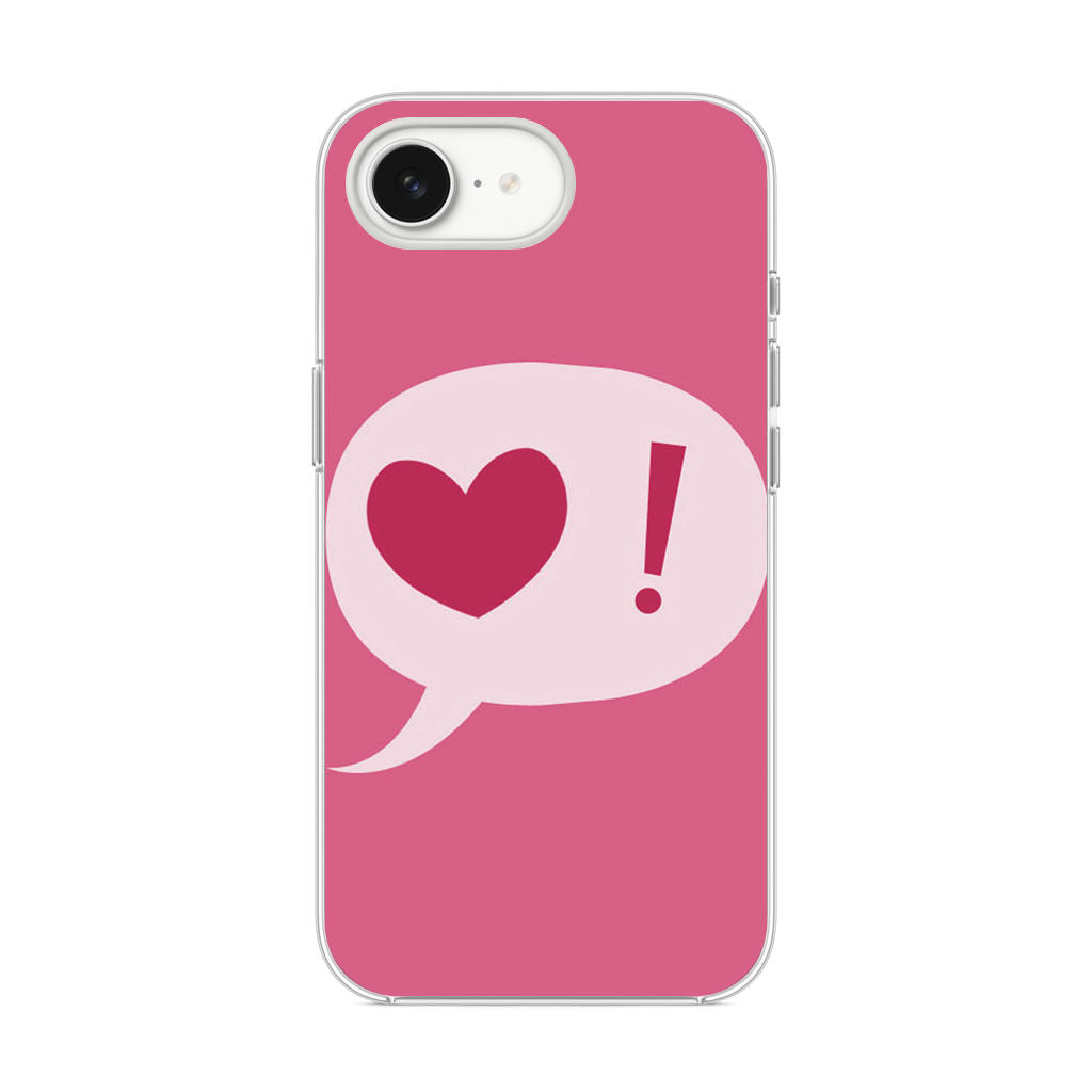 Love Pink iPhone 16e Case