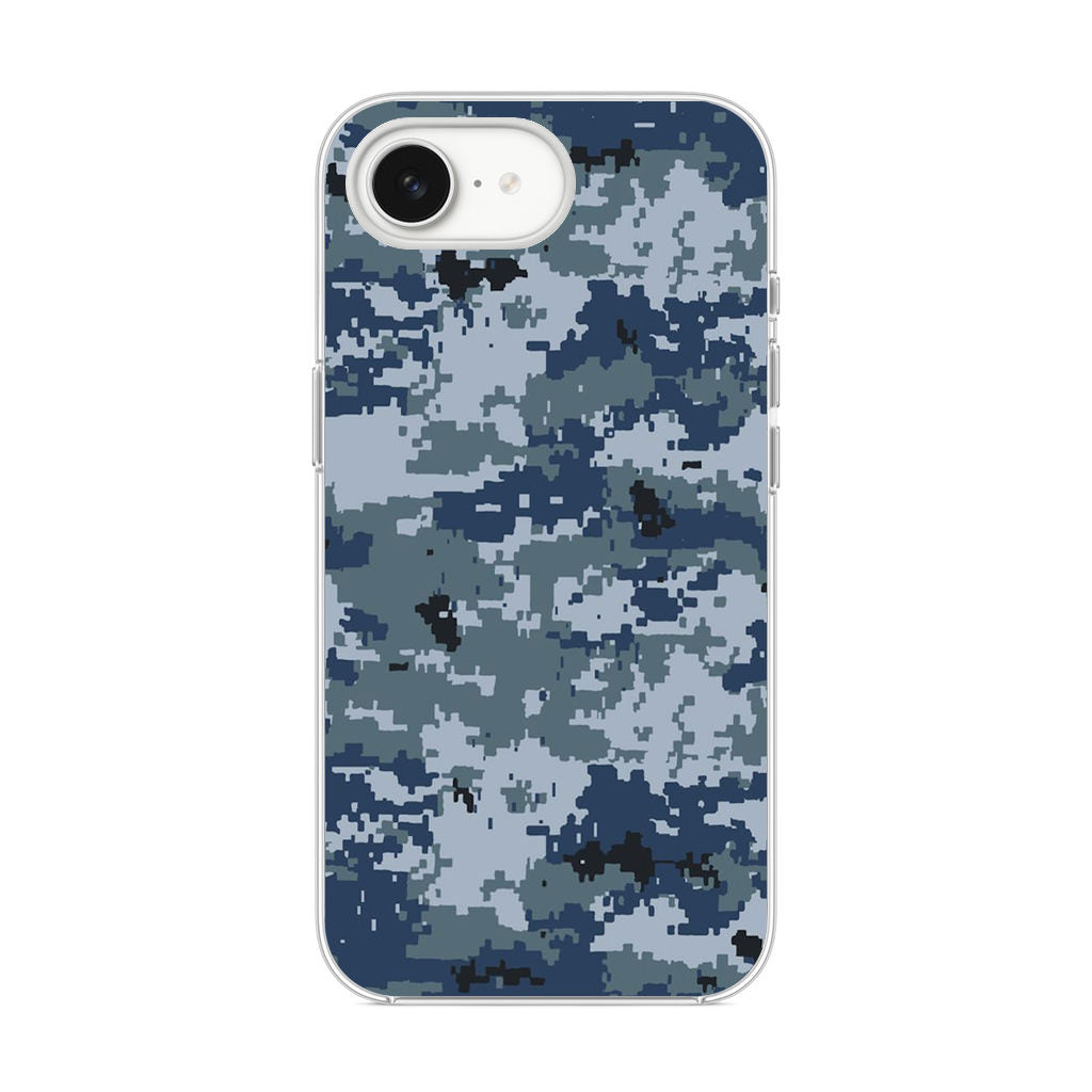 Navy Camo iPhone 16e Case