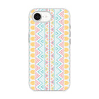 Peach Aztec Pattern iPhone 16e Case