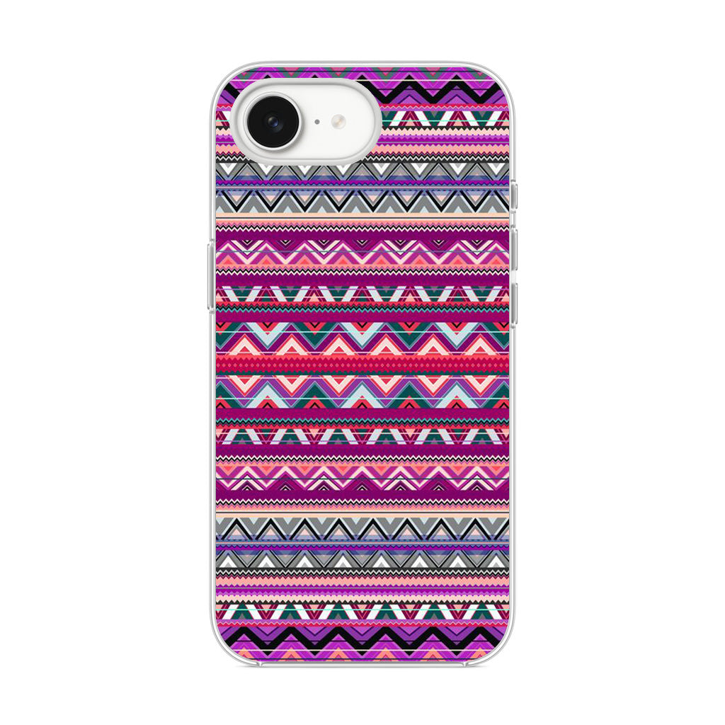Purple Aztec Art iPhone 16e Case