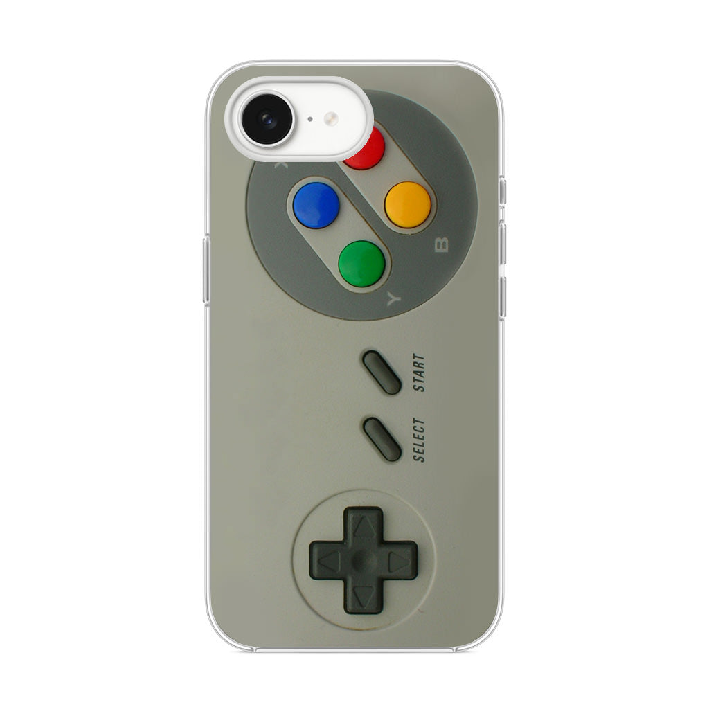 Silver Console Controller iPhone 16e Case