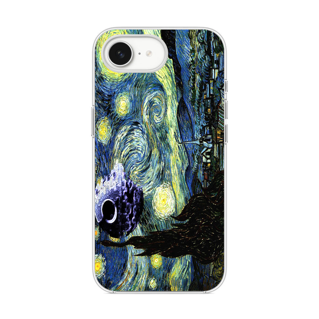 Skellington on a Starry Night iPhone 16e Case