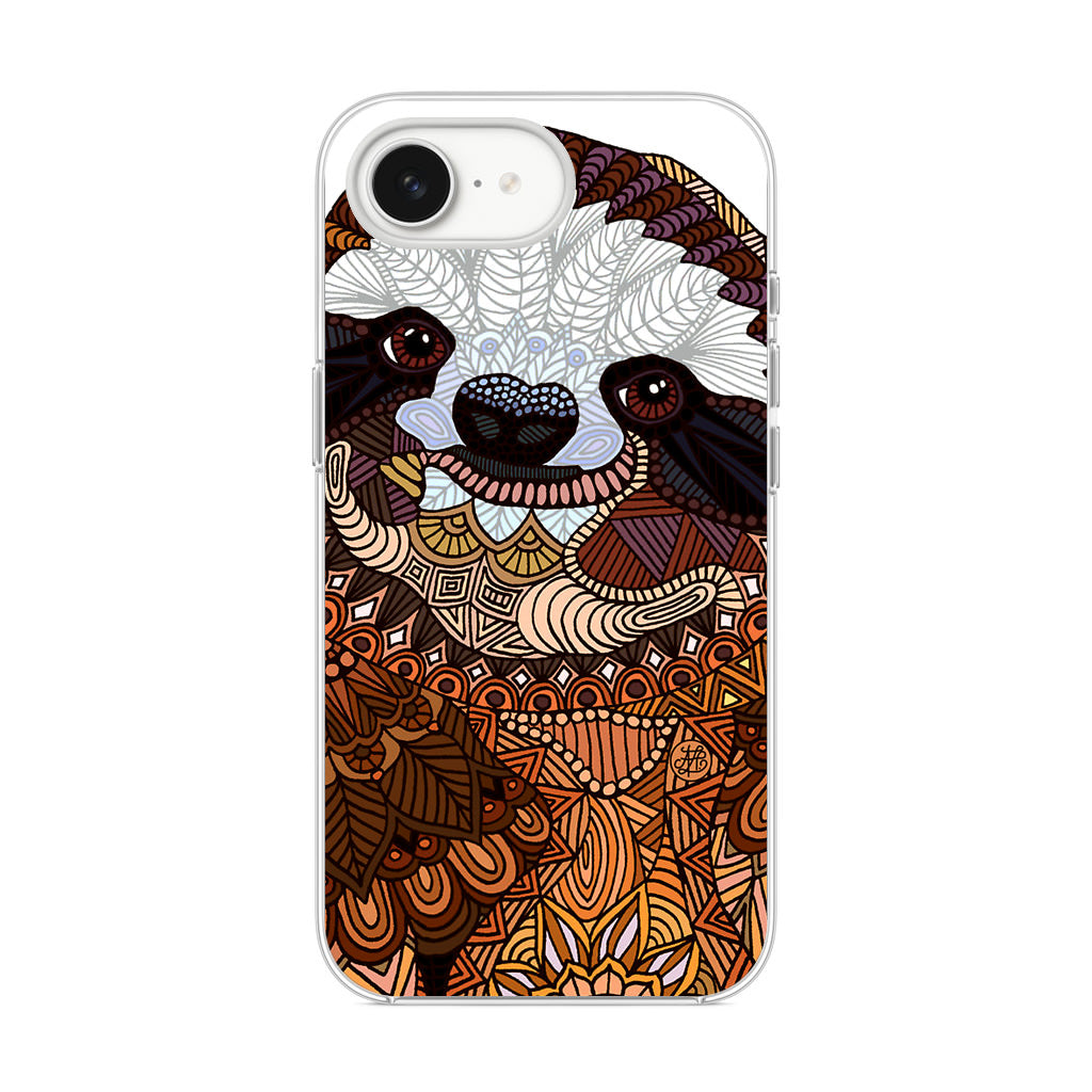 Sloth Ethnic Pattern iPhone 17e Case
