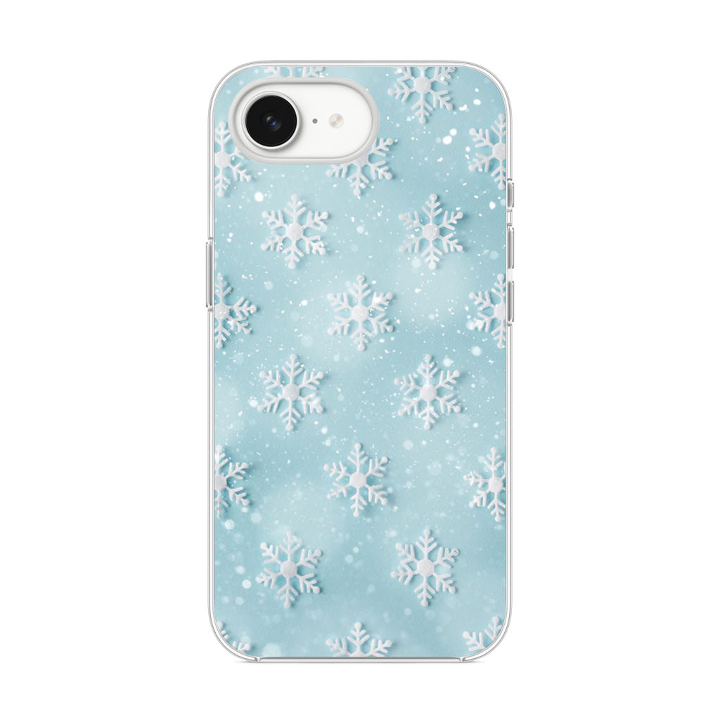 Snowflakes Pattern iPhone 16e Case