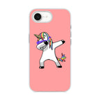Unicorn Dabbing Pink iPhone 16e Case