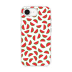 Watermelon Fruit Pattern White iPhone 16e Case