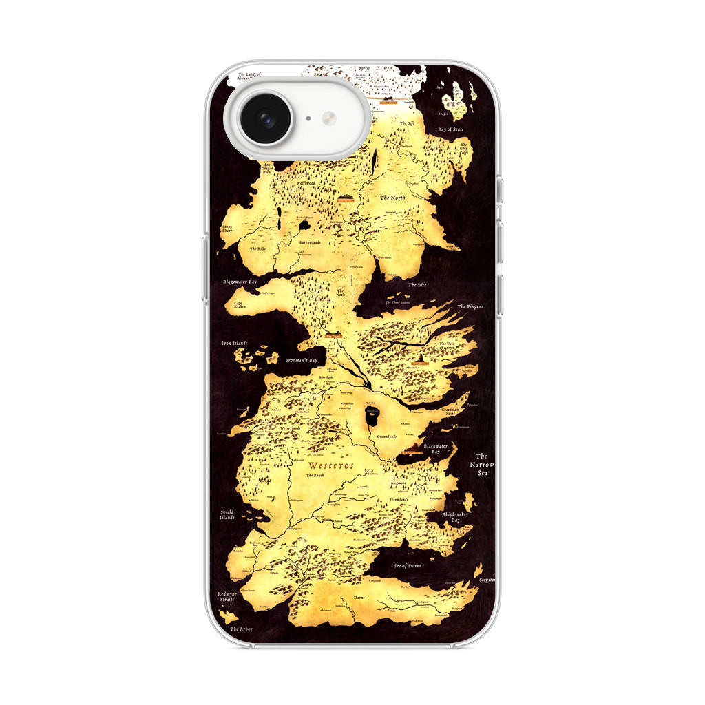 Westeros Map iPhone 16e Case