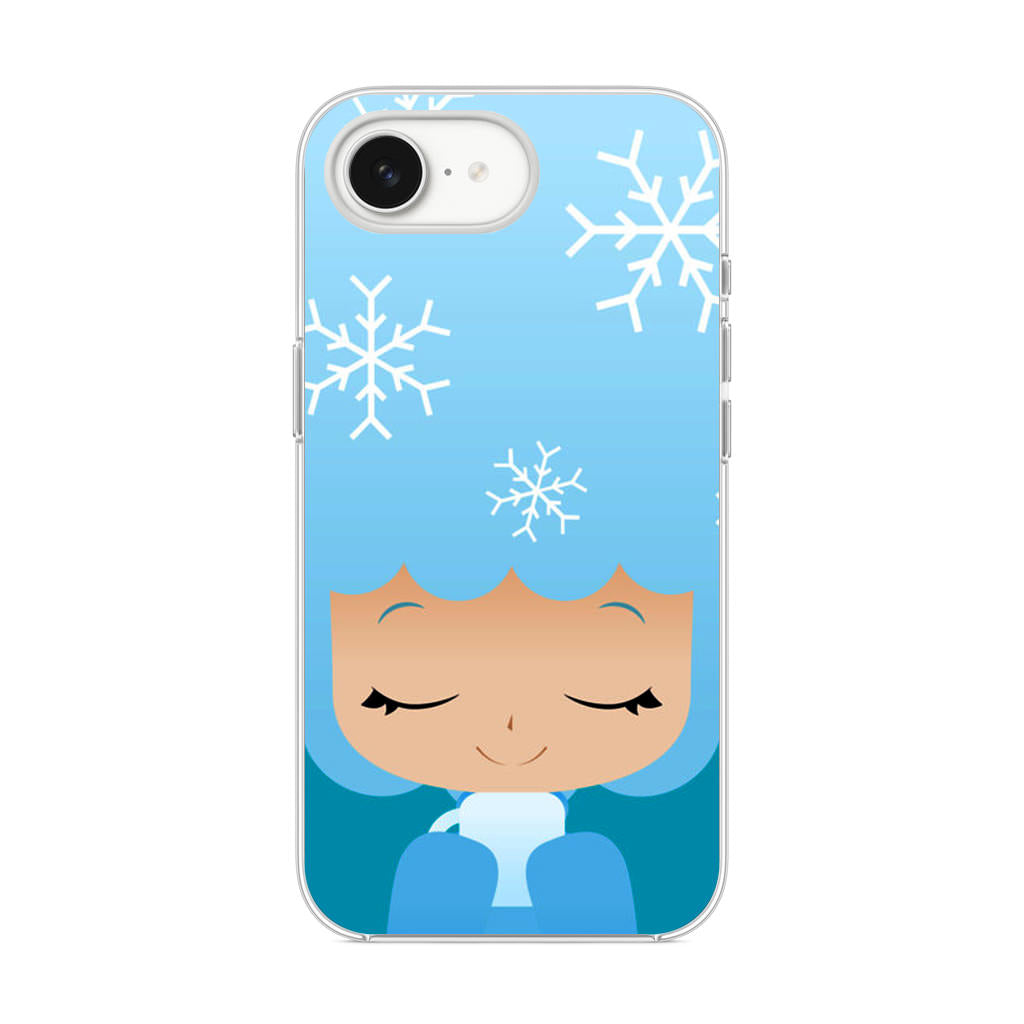 Winter Afro Girl iPhone 16e Case