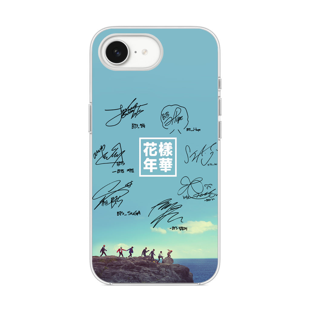 BTS Signature iPhone 16e Case