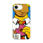 Homer Eats Donut iPhone 16e Case