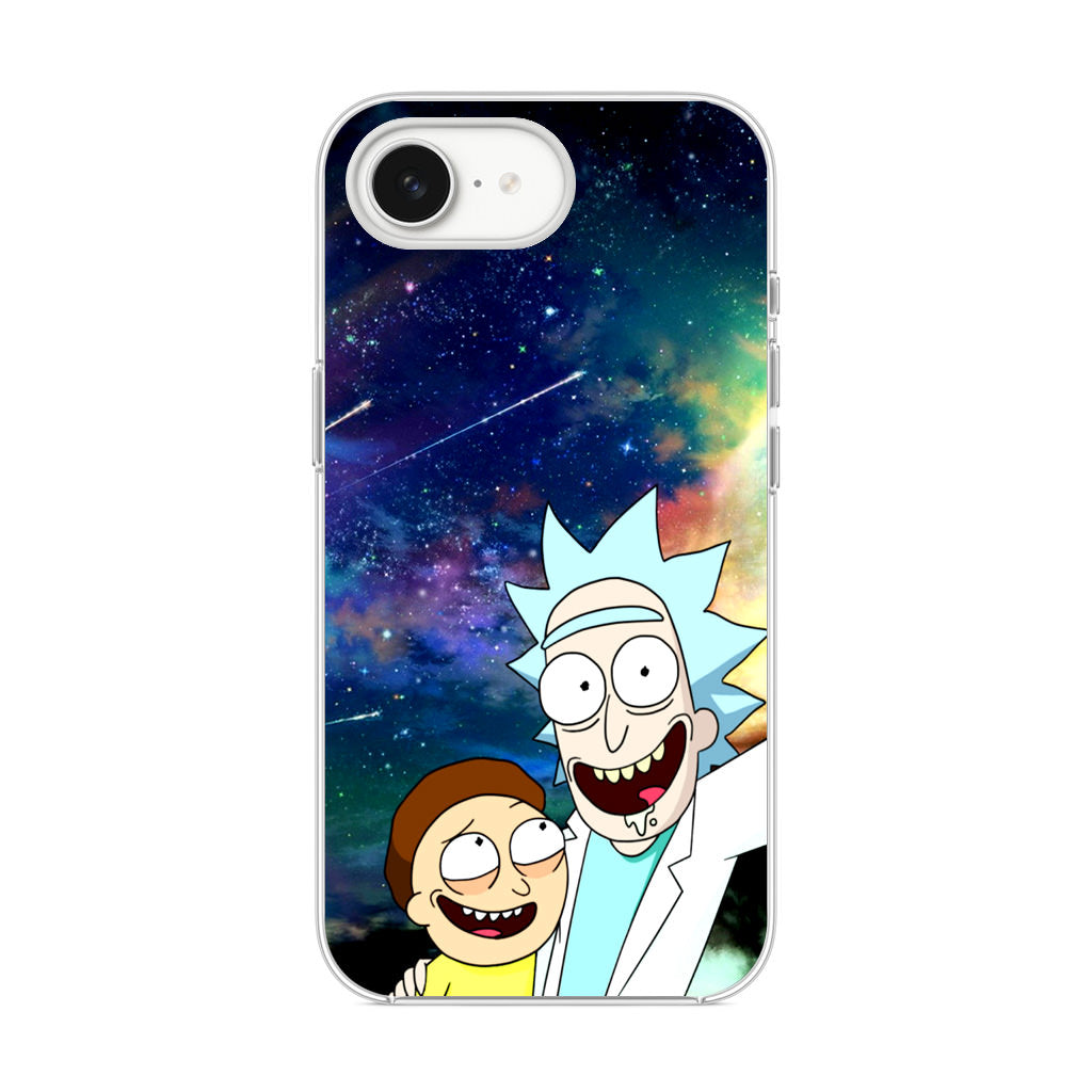Rick And Morty In The Space iPhone 16e Case