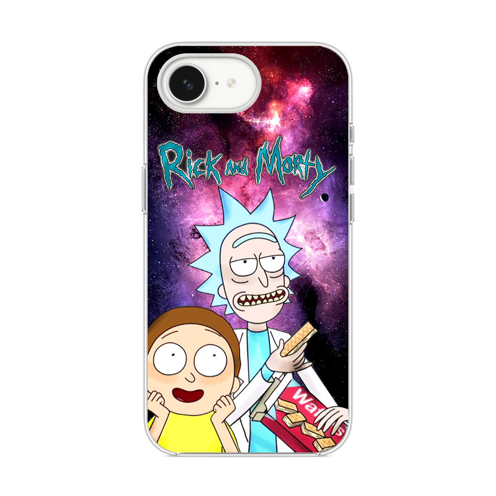 Rick And Morty Nebula Space iPhone 17e Case