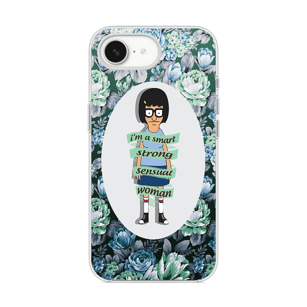 Tina Belcher Flower Woman Quotes iPhone 16e Case