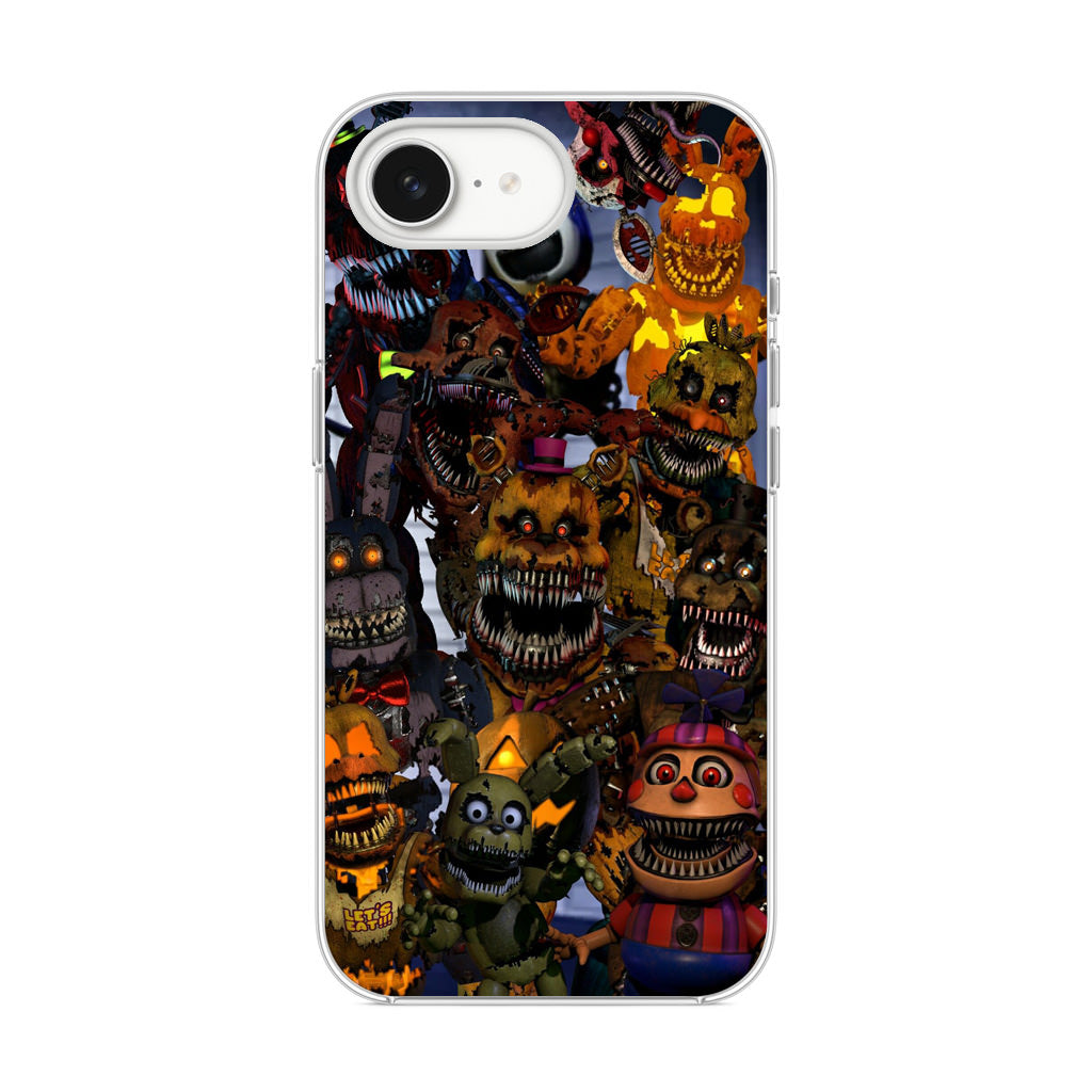 Five Nights at Freddy's Scary Characters iPhone 16e Case
