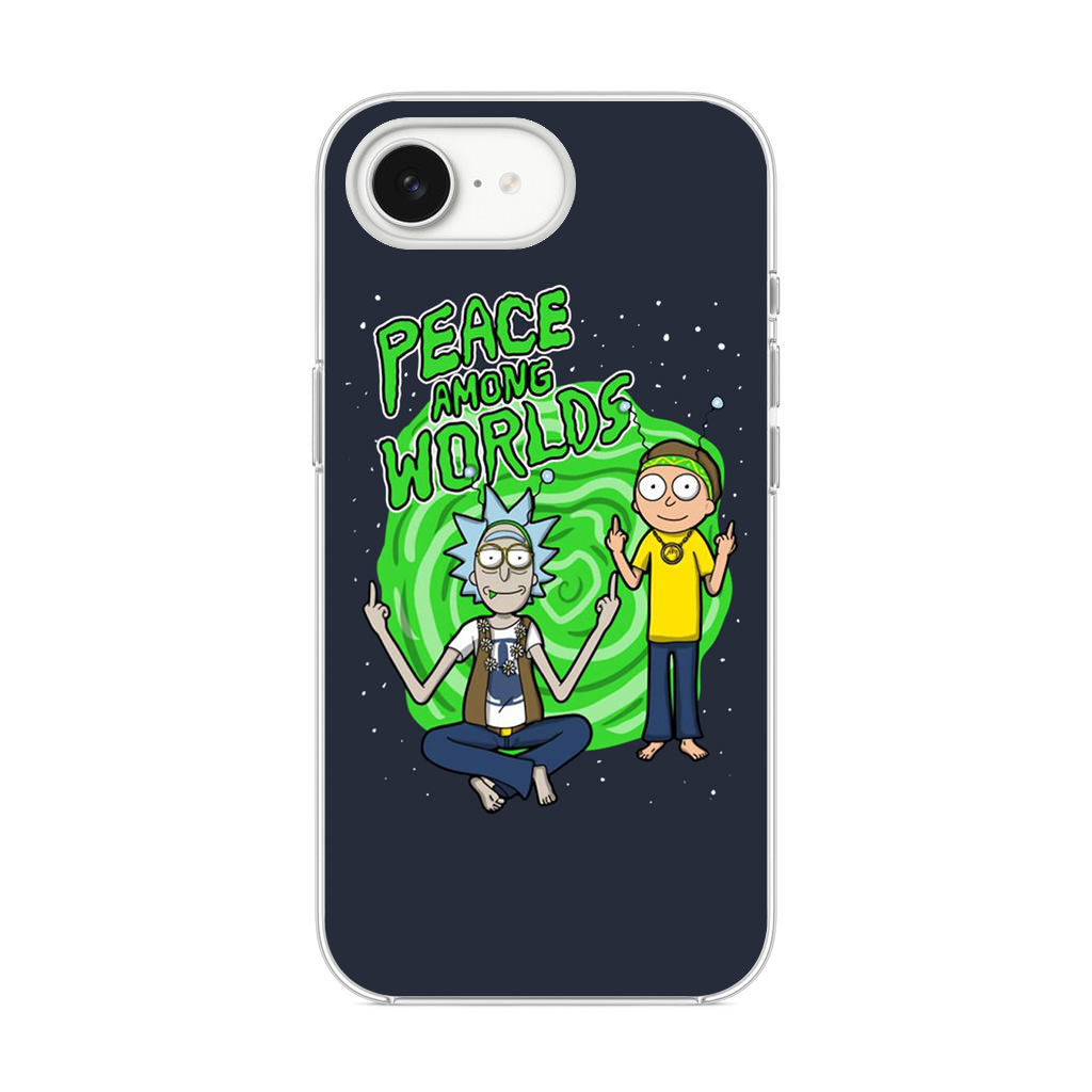 Rick And Morty Peace Among Worlds iPhone 16e Case