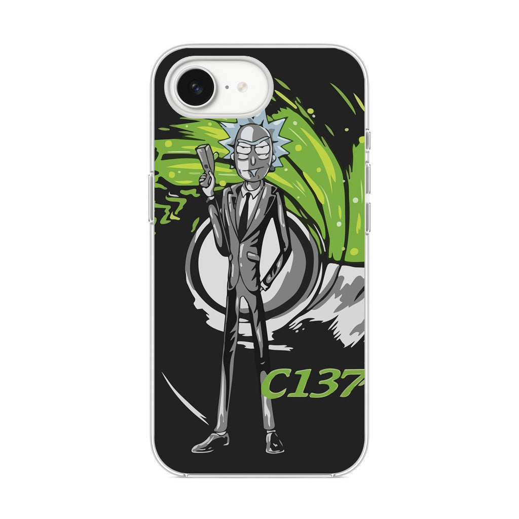 Rick Sanchez Agent C137 iPhone 16e Case