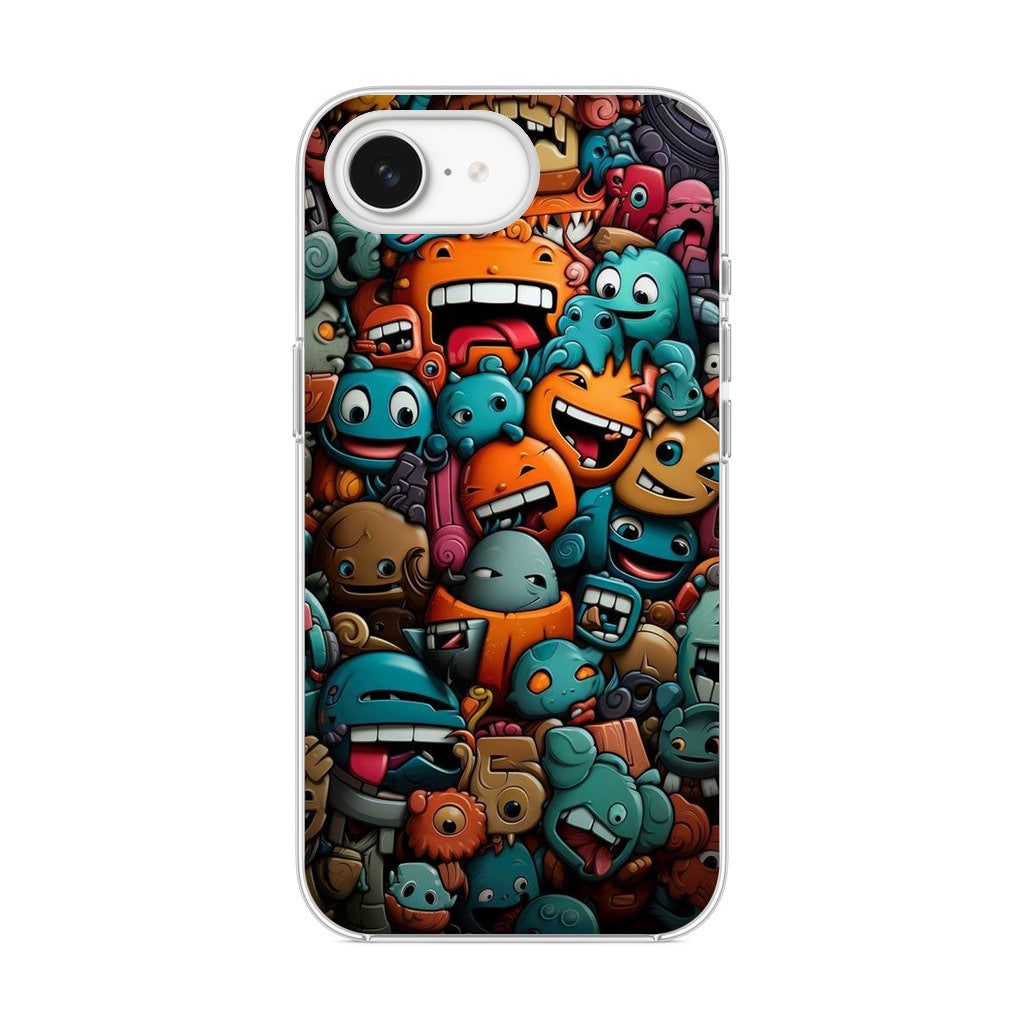 Chaos Chuckles Invasion iPhone 16e Case