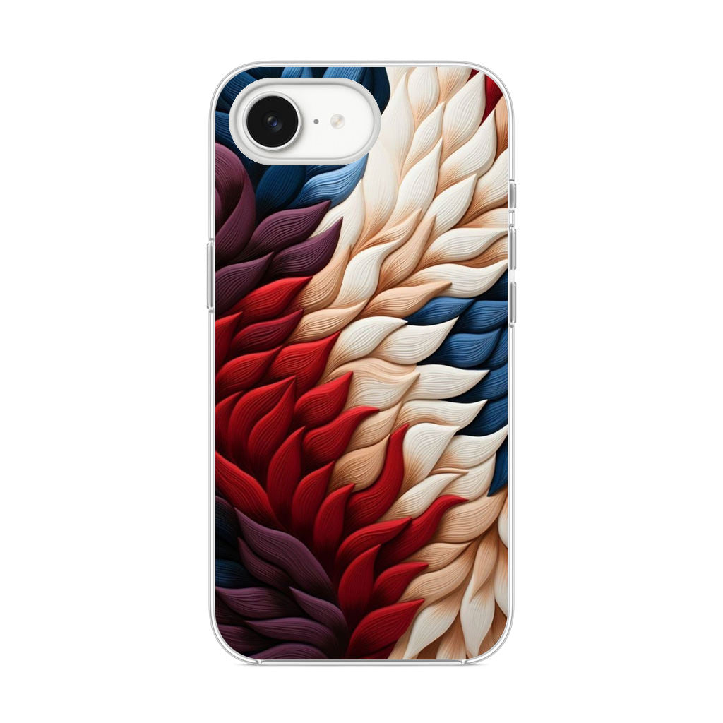 Colorful Feathers Art iPhone 16e Case