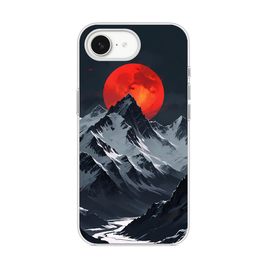 Crimson Eclipse The Mountain iPhone 16e Case