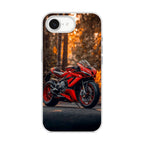 Crimson Velocity in Autumn Flame iPhone 17e Case