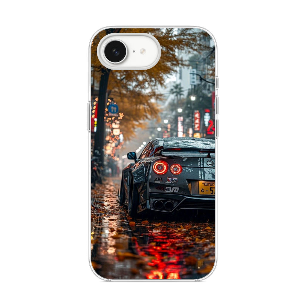 Neon Drift Autumn Streets iPhone 16e Case