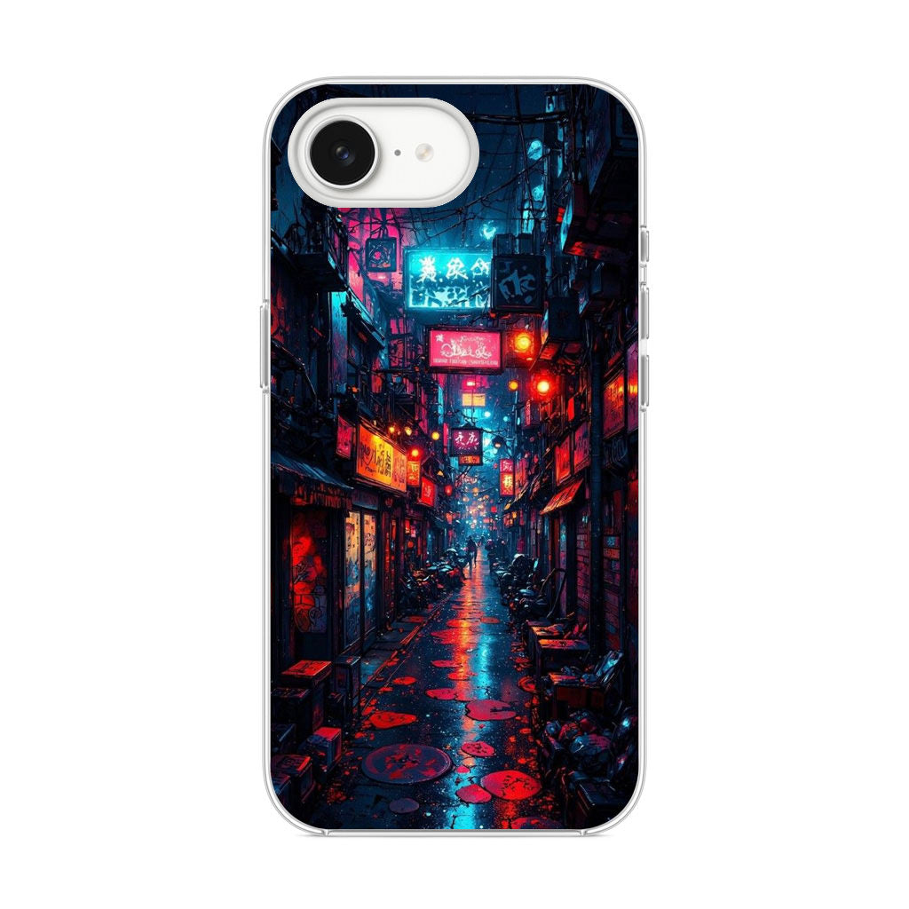 Neon Veins Of The Cyber City iPhone 16e Case