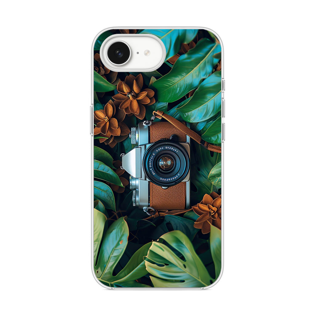 The Lens Between Leaves iPhone 16e Case