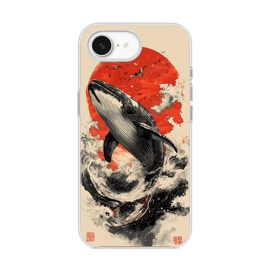 The Whale Rises iPhone 16e Case