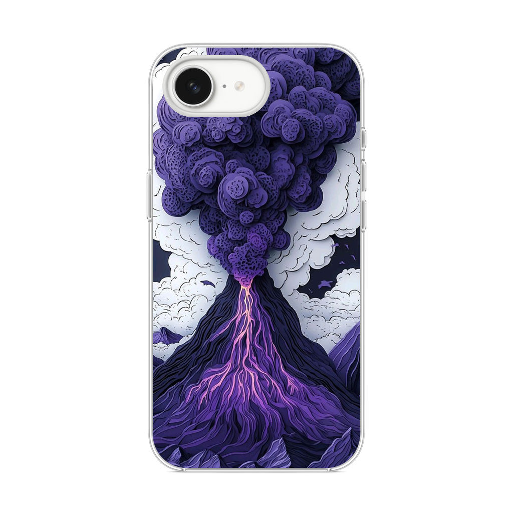 Violet Fury The Awakening Volcano iPhone 16e Case