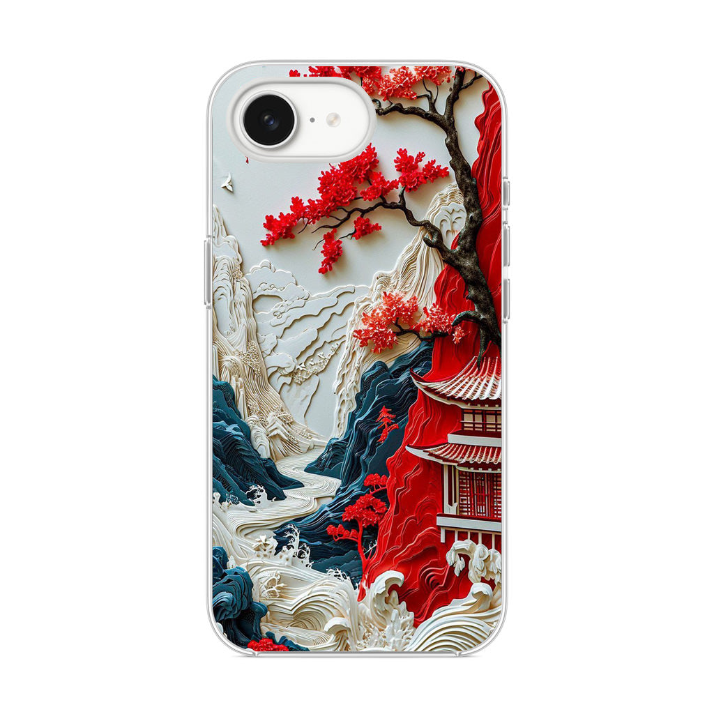 Whispers of the Crimson Zen iPhone 16e Case