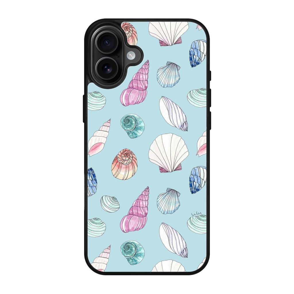 Beach Shells Pattern iPhone 17 Case