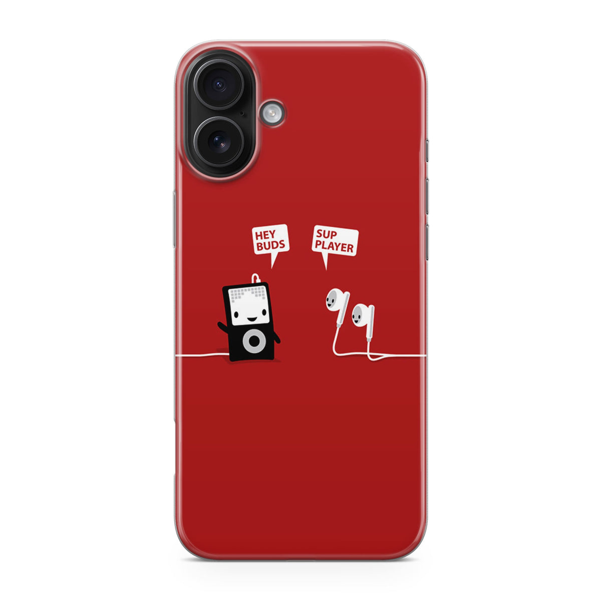 Funny Music Headphones Player Buds iPhone 17 Case